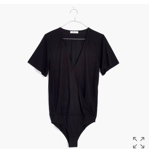 Madewell Wrap-front bodysuit